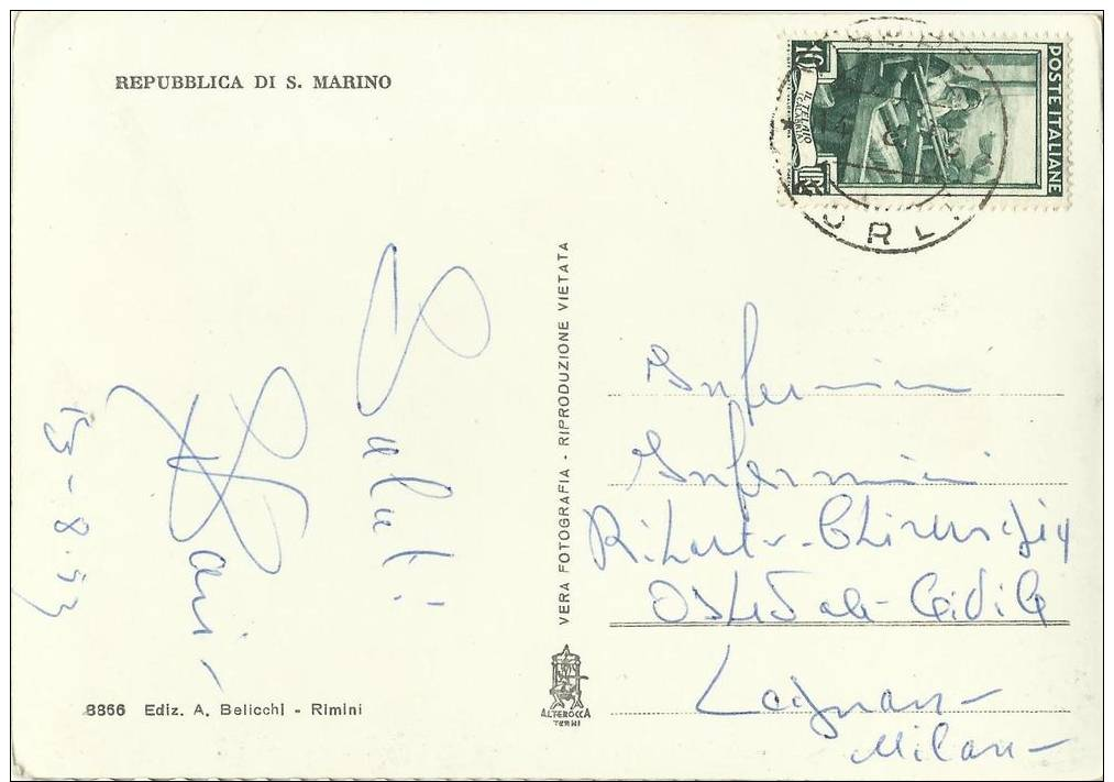 Repubblica Di S. Marino 1953 - Saint-Marin