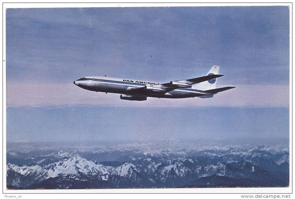 PAN AM Airline - Boeing 707 - 32 IB, Aircraft - 1946-....: Moderne