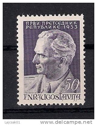 Yugoslavia 1953. Josip Broz Tito MNH Mi.728 - Ongebruikt