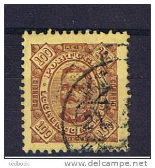 RB 758 - Portugal 1892 King Carlos - SG 281 100r Brown On Buff Fine Used Stamp - Gebraucht