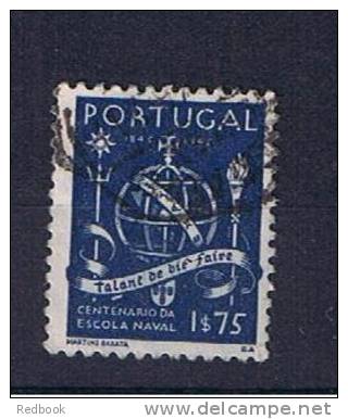 RB 758 - Portugal 1944 Centenary Of Naval School 1$75 Fine Used Stamp - Oblitérés
