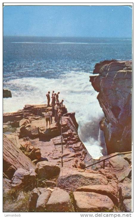 USA – United States – Thunder Hole, Acadia National Park, Bar Harbor, Maine, 1964 Used Postcard [P5599] - Sonstige & Ohne Zuordnung
