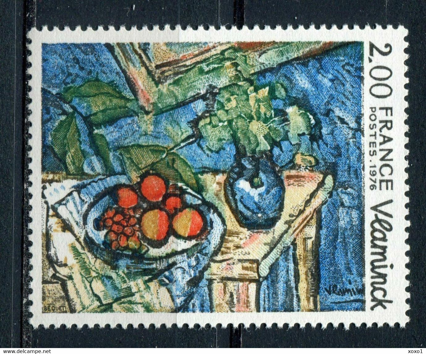 France 1976 MiNr. 2005 Frankreich Art Painting  Impressionisme Maurice De Vlaminck Still Life 1v MNH** 1,10 € - Impresionismo