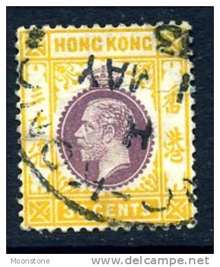 Hong Kong George V 1921 30c Purple & Chrome-yellow, Used - Used Stamps