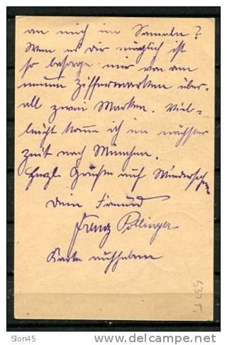 Germany/Bavaria 1921 Postal Stationary Card Sent To Munich Mixed Frankagle - Postal  Stationery