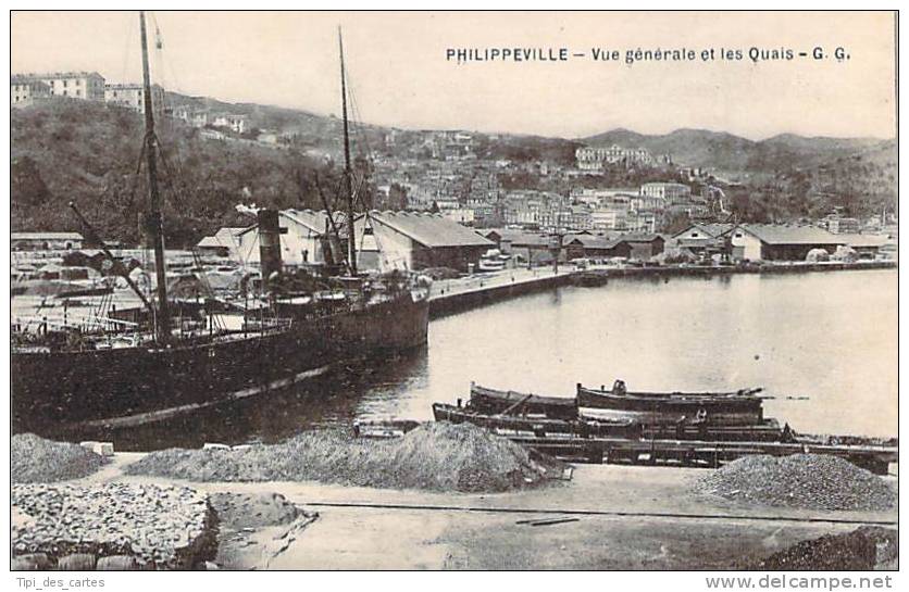 Algérie - Philippeville - Vue Générale Et Les Quais - Skikda (Philippeville)