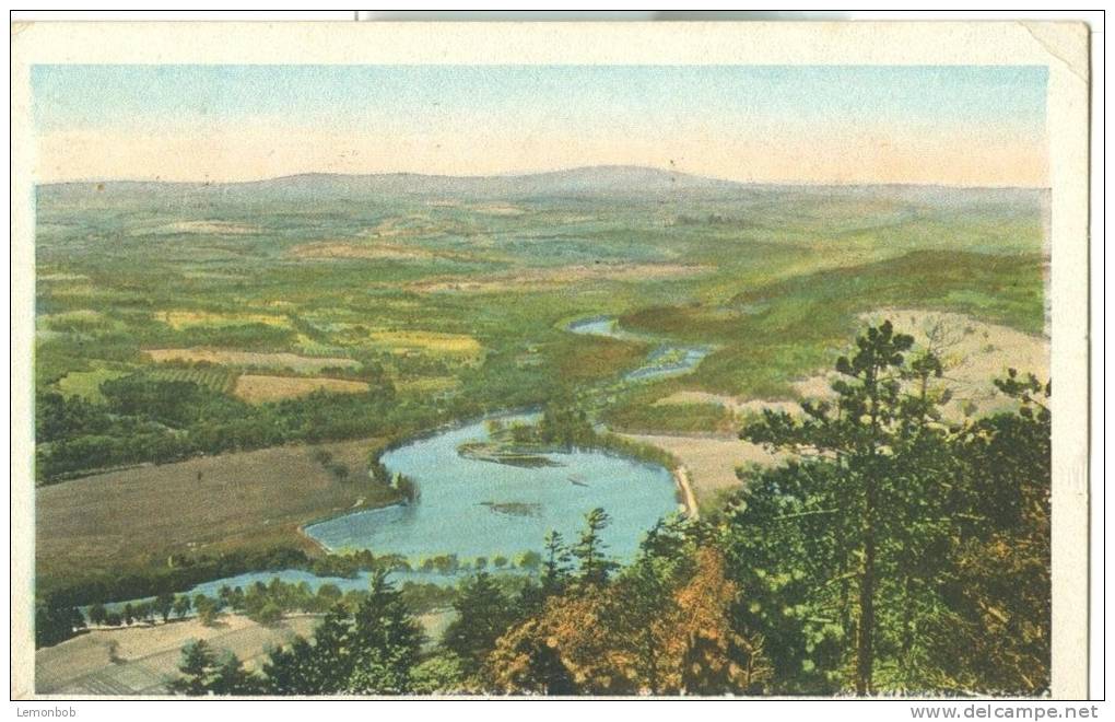 USA – United States – Bird's Eye View, North From Mt. Wantastiquet, Brattleboro, Vt, 1923 Used Postcard [P5646] - Other & Unclassified