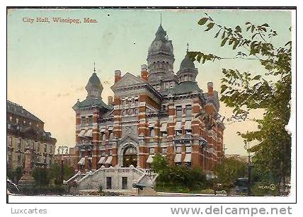 CITY HALL. WINNIPEG. MAN. - Winnipeg