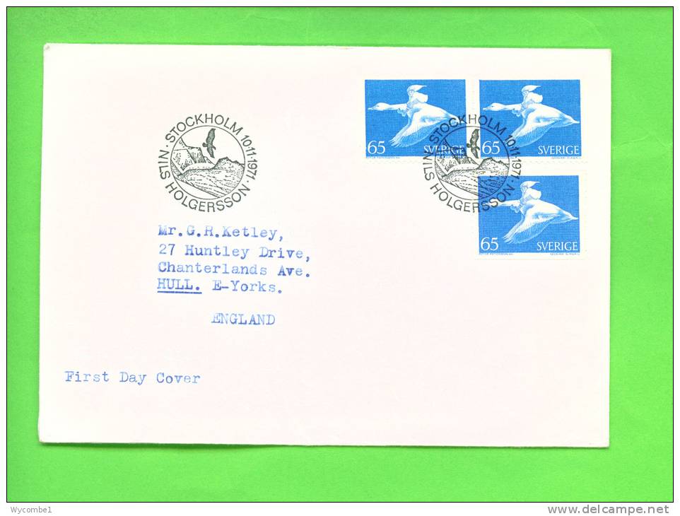 SWEDEN - 1971  Wild Goose  FDC - FDC