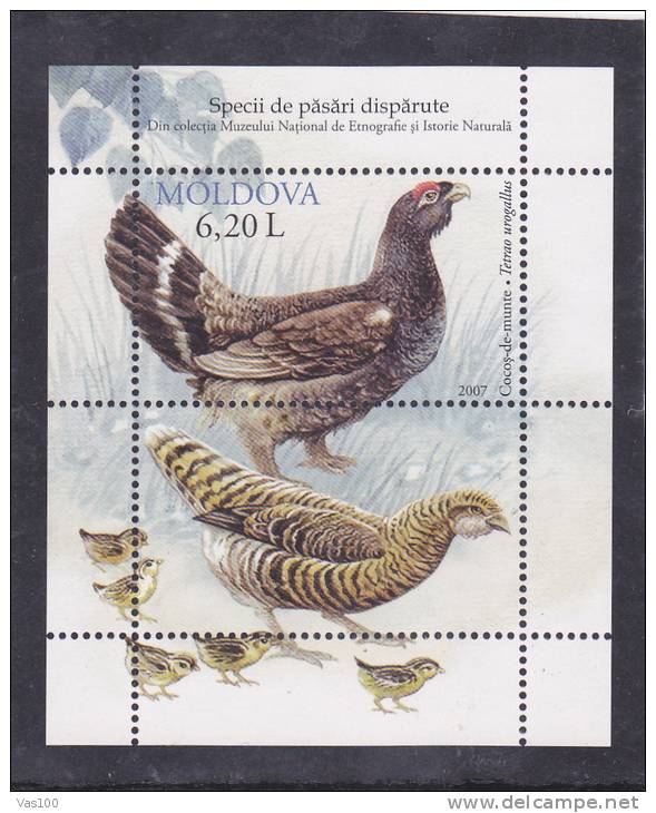 Chicken Eggs Hen Farm Farming Birds 2007 ** MNH Block Moldova / Moldavie. - Gallinacées & Faisans