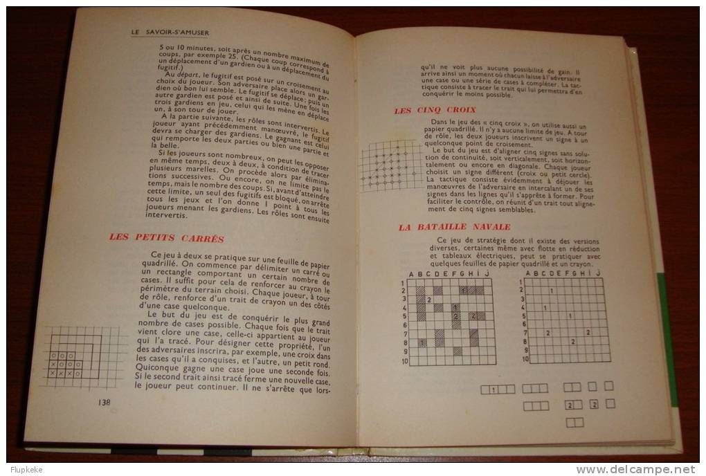 Le Savoir-s´amuser Tome 2 Jeux D´Intérieur Claude-Marcel Laurent Éditions Femmes D´Aujourd´Hui 1966 - Palour Games
