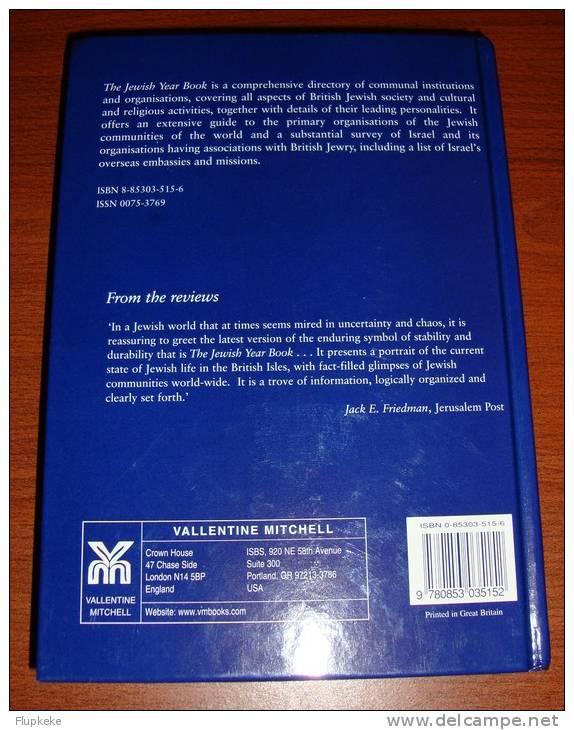 The Jewish Year Book 2004 Jewish Chronicle Stephen W. Massil Valentine Mitchell Publications 2004 - 1950-Oggi