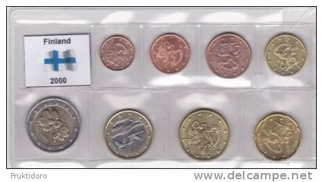 Coin Finland 0.01 - 2  Euro 2000 UNC - Finlandia