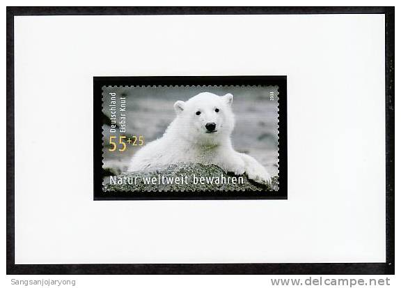 Color Print, Germany ScB1001 Polar Bear, Berlin Zoo, Ours Polaire - Ours