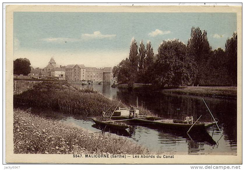 72 - MALICORNE - Les Abords Du Canal - Malicorne Sur Sarthe
