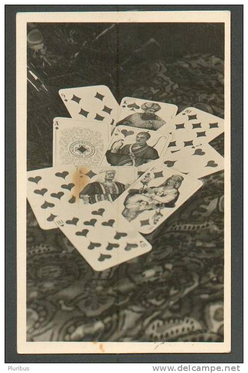 PLAYING CARDS, RARE ESTONIAN RED CROSS ISSUE DECK ,  OLD POSTCARD, USED 1936 - Playing Cards