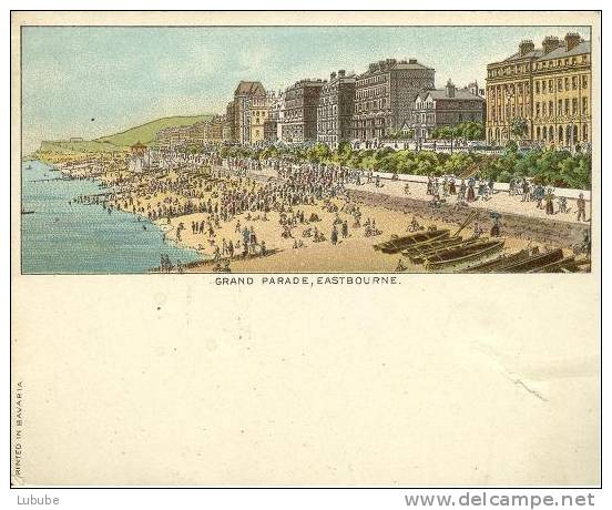 Eastbourne - Grand Parade  (alte Farblitho)     Ca. 1900 - Eastbourne
