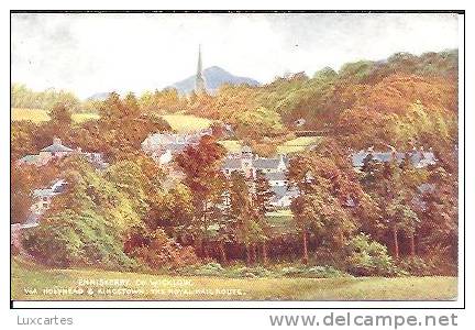 ENNISKERRY CO. WICKLOW. VIA HOLYHEAD & KINGSTOWN. THE ROYAL MAIL ROUTE. - Wicklow