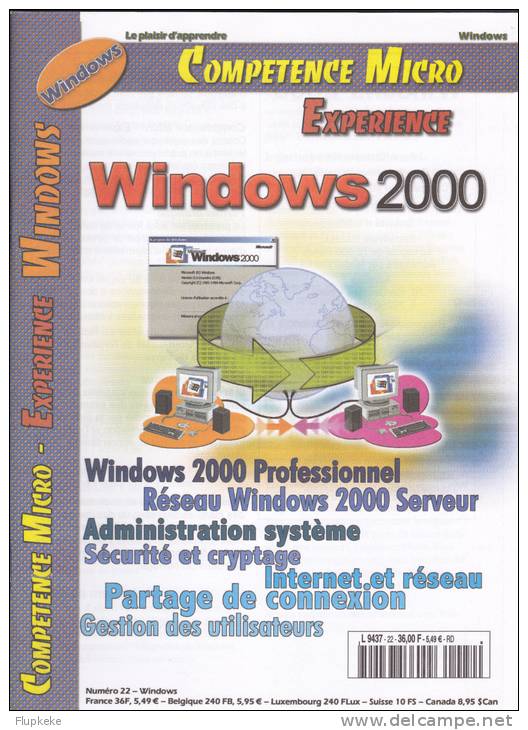 Compétence Micro Expérience 22 Septembre 2001 - Computers