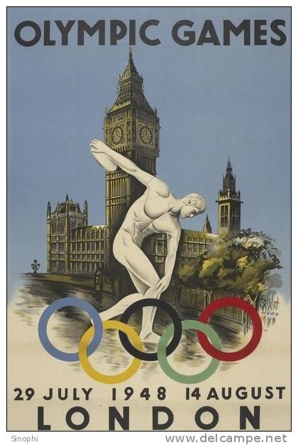 A48-78  @   1948 London Olympic Games    ( Postal Stationery , Articles Postaux ) - Summer 1948: London