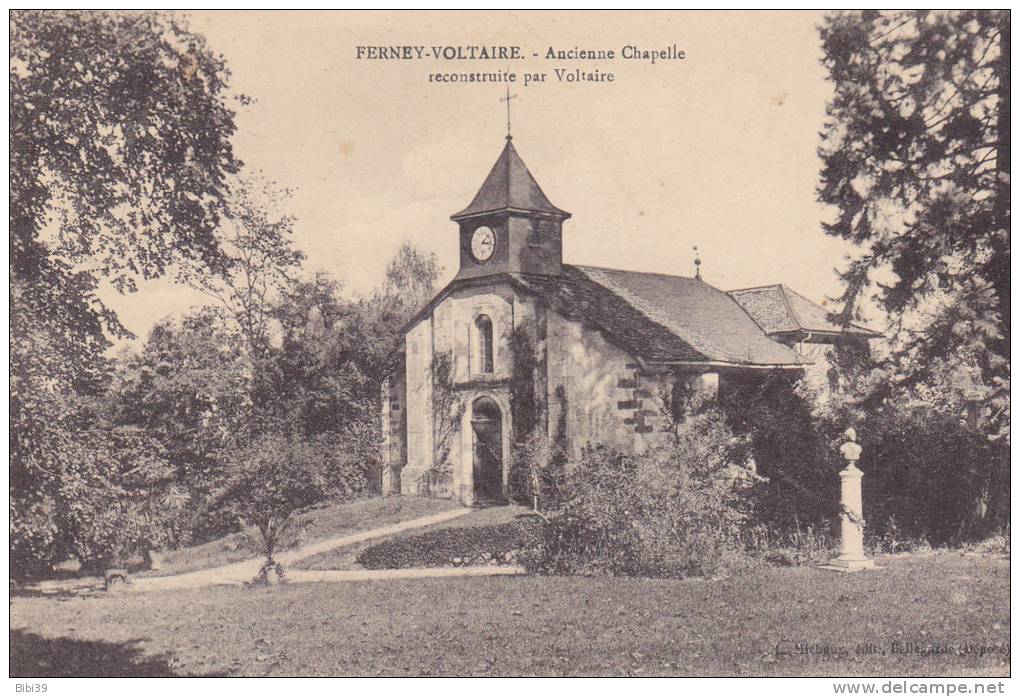 FERNEY-VOLTAIRE.  _  Ancienne Chapelle Reconstruite Par Voltaire. - Ferney-Voltaire