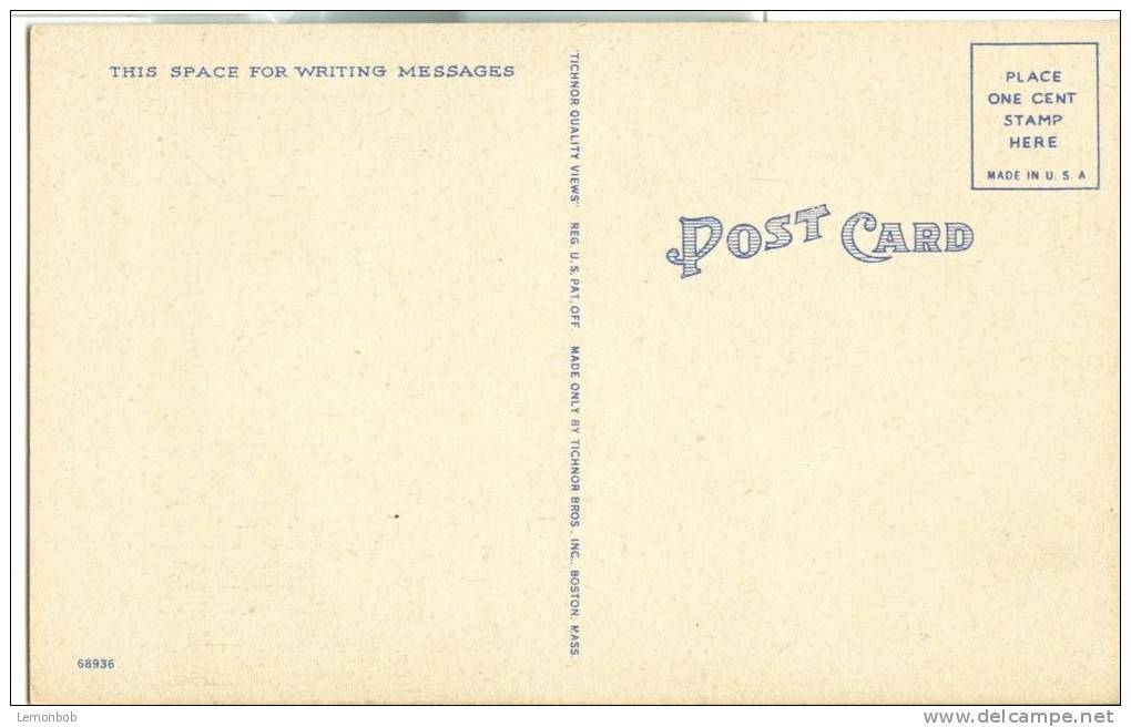 USA – United States – Pilgrim Congregational Church, Harwichport, Cape Cod, Mass, Unused Linen Postcard [P5681] - Cape Cod