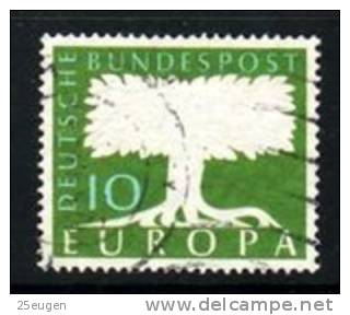 GERMANY 1957 EUROPA CEPT  USED - 1957
