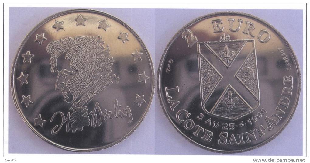 Euros Temporaires : Euro De La Cote Saint-André (Isère-38), Dauphiné - France