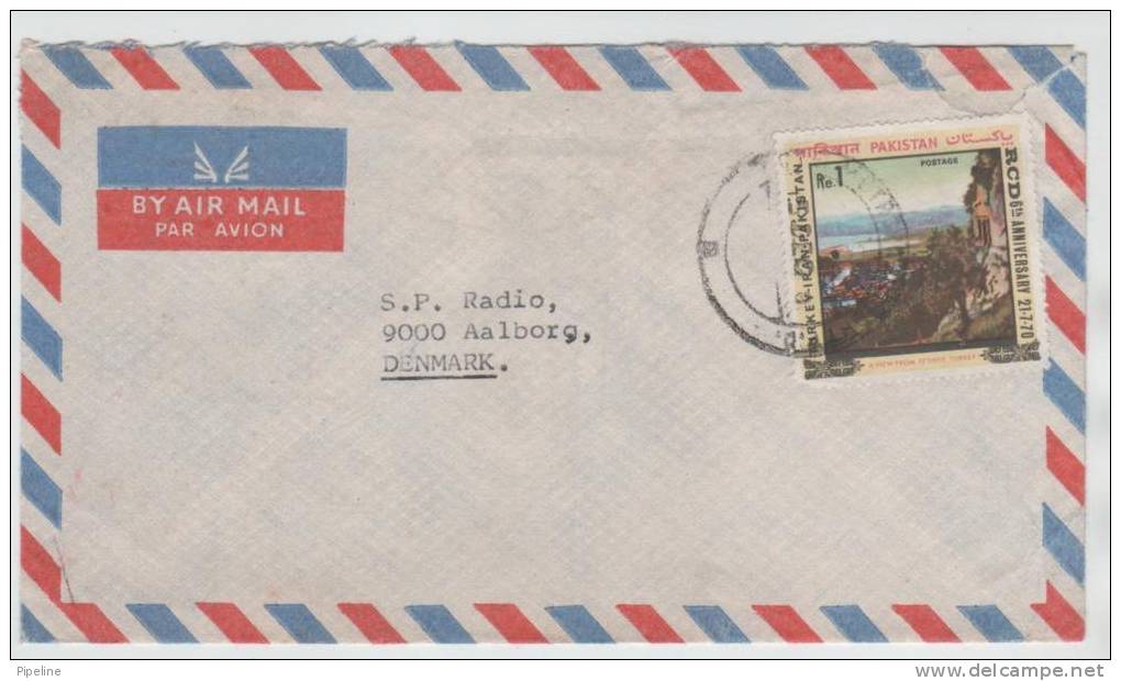 Pakistan Air Mail Cover Sent To Denmark 15-12-1970 - Pakistan