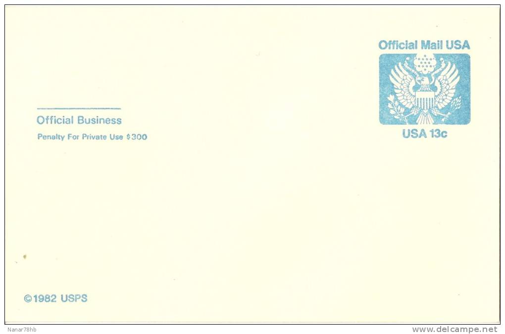 (d) Entier Postal Utilisé Seulement Par Les Services De L'état (aigle) 14c - ...-1900