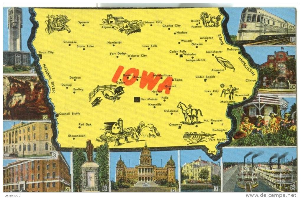 USA – United States – Iowa Views, Unused Postcard [P5691] - Sonstige & Ohne Zuordnung
