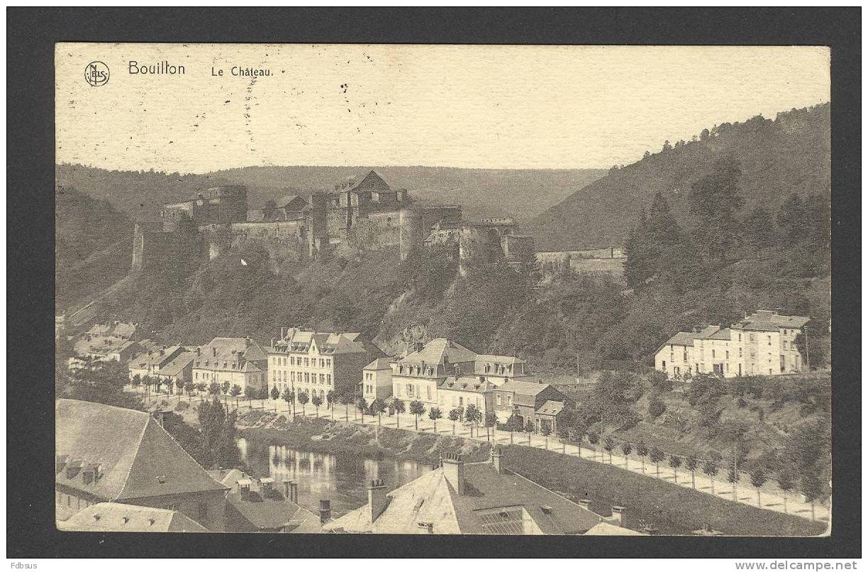 BOUILLON LE CHATEAU -  PANORAMA   ED. NELS -SERIE 2 NR 37 - 1921 DE FRANCE A UK - Bouillon