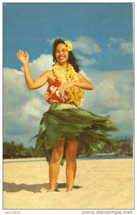 USA – United States – Lovely Hawaiian Hula Maiden Sways To An Island Melody, 1969 Used Postcard [P5697] - Big Island Of Hawaii