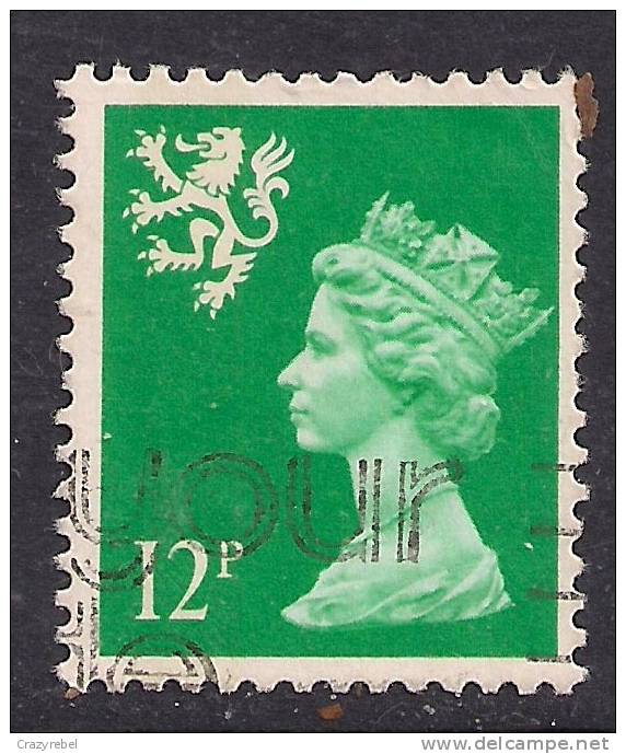 SCOTLAND GB 1986 12p EMERALD USED STAMP TYPE2 SG S37 (E337) - Schotland