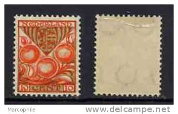 PAYS BAS  / 1926 -  # 188 POUR L ENFANCE 10 C. ROUGE ET OLIVE  *  (ref T87) - Ungebraucht