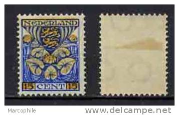 PAYS BAS  / 1926 -  # 189 POUR L ENFANCE 15 C. OUTREMER ET JAUNE  *  (ref T32) - Unused Stamps