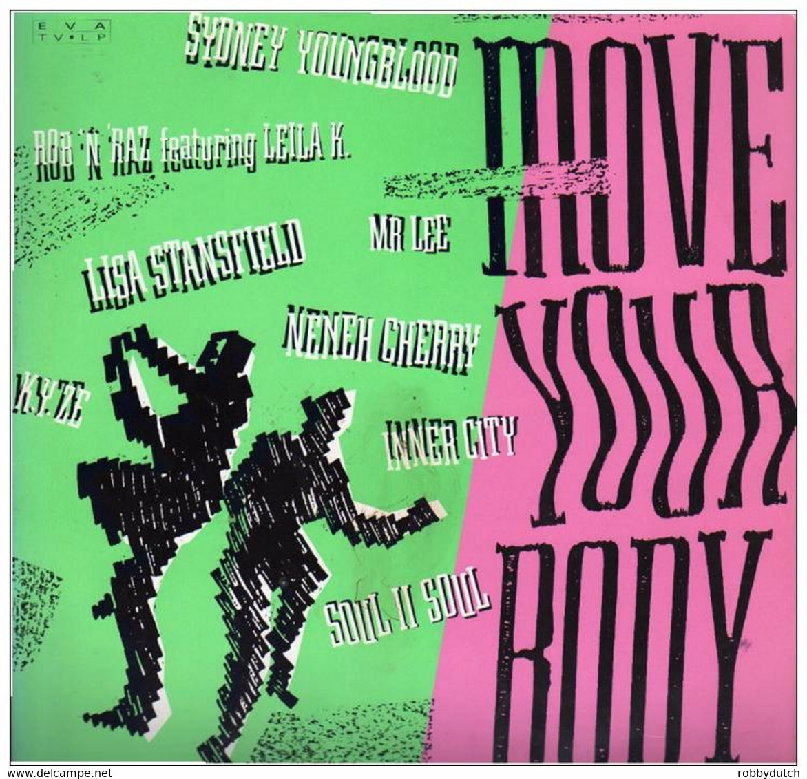 * LP *  MOVE YOUR BODY - VARIOUS ARTISTS (EEC 1990) - Dance, Techno En House