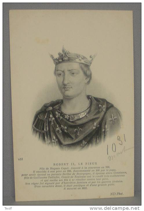 ROBERT  II, LE PIEUX - 233 - ND Phot - History