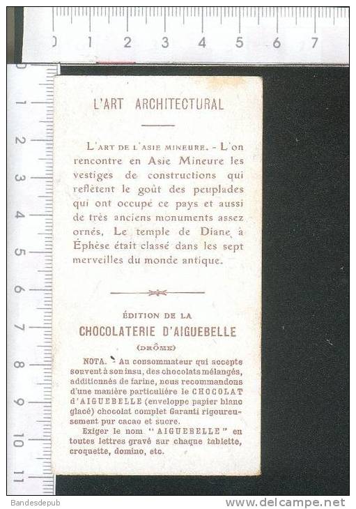 AIGUEBELLE  Chromo Didactique Art Architecture Asie Mineure  Tombeau Midas Temple Diane Ephèse Antique - Aiguebelle