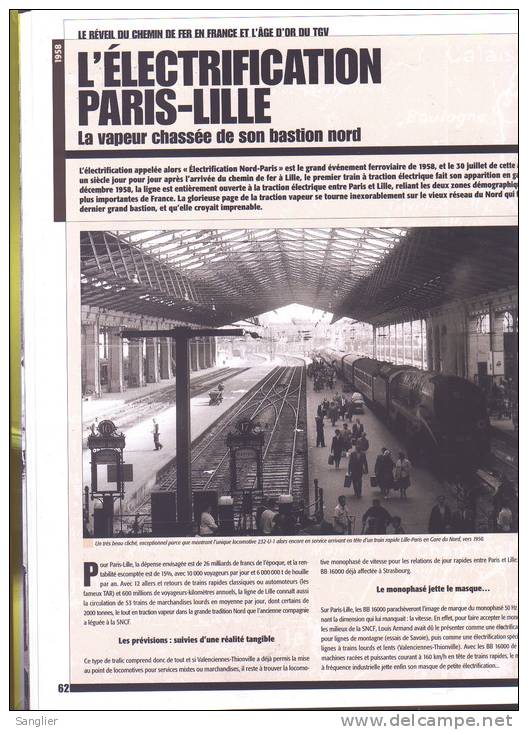 LE REVEIL DU CHEMIN DE FER EN FRANCE ET L'AGE D'OR DU TGV ( 1950-2006) - Bahnwesen & Tramways