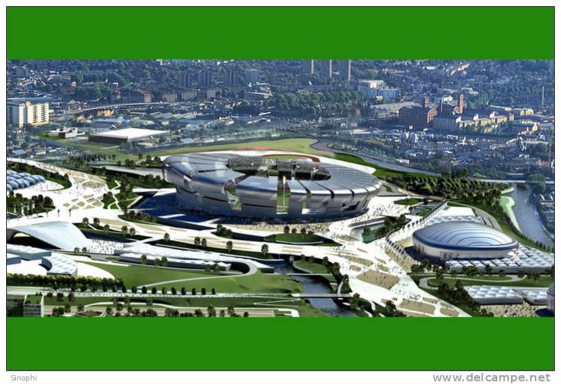 03A024   @   2012 London Olympic Games Stadium    ( Postal Stationery , Articles Postaux ) - Eté 2012: Londres