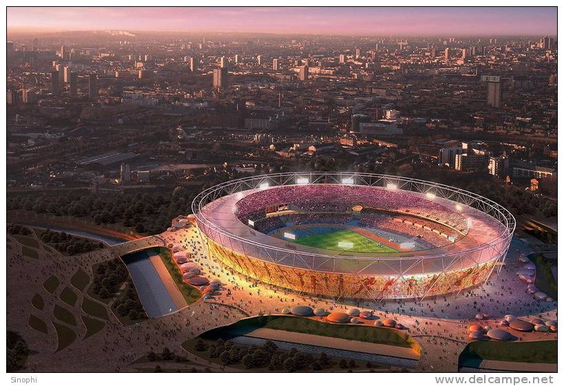 03A026   @   2012 London Olympic Games Stadium   ( Postal Stationery , Articles Postaux ) - Eté 2012: Londres
