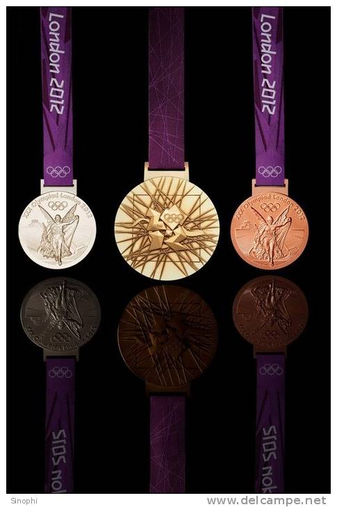 03A039   @   2012 London Olympic Games Medal   ,  ( Postal Stationery , Articles Postaux ) - Summer 2012: London