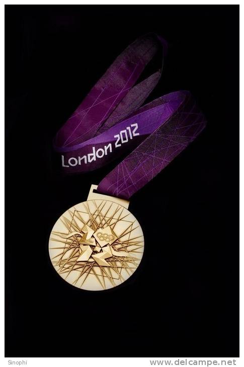 03A041   @   2012 London Olympic Games Medal   ,  ( Postal Stationery , Articles Postaux ) - Eté 2012: Londres