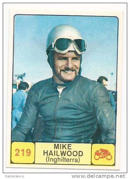 Motorcycling - England Mike Hailwood -  Rare 1968/69 Panini Card - Edizione Italiana