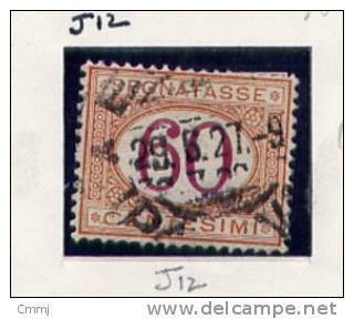 1903 - Regno -   Italia - Italy - Italie - Italien - Segnatasse - Sass. N. 33 USED -  (W0208...) - Strafport