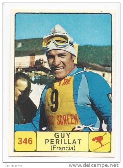 France Guy Perillat -  1968/69 Panini Card - Edizione Italiana
