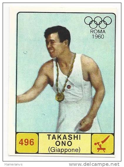 Japan Takashi Ono - 1968/69 Panini Card - Edizione Italiana