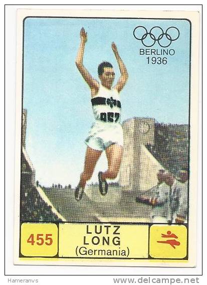 Germany Lutz Long - 1968/69 Panini Card - Edizione Italiana
