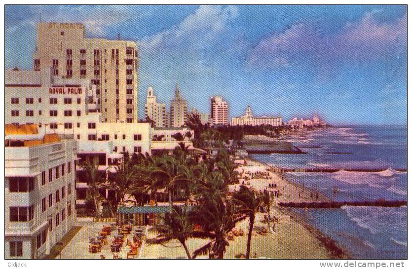 Birdseye View Of Ultra Modern Skyscraper Hotels At Miami Beach Florida - Miami Beach